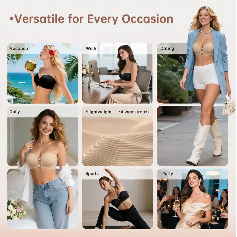 Esavero™ Seamless Comfort Push-Up Bra