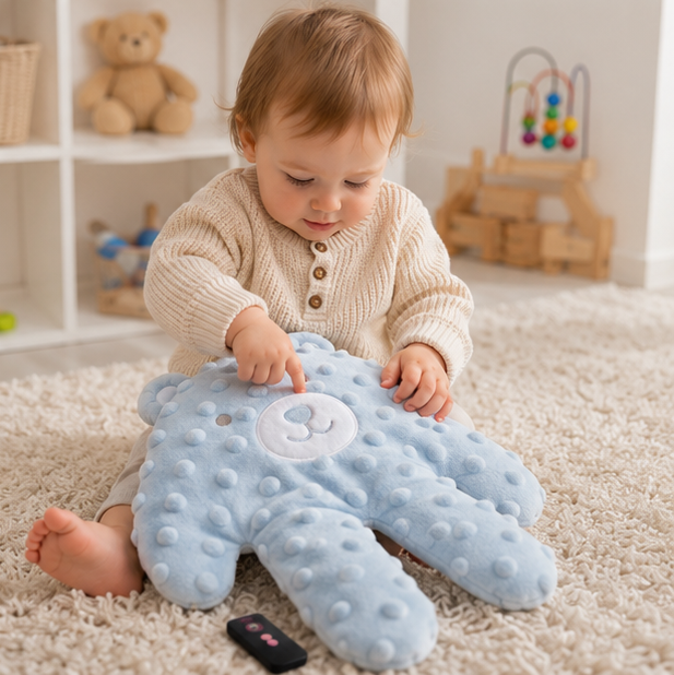 Baby Sleep Aid Pillow - Soothing Calming Hand Cushion with Gentle Comfort Design for Better Infant Rest and Relaxation