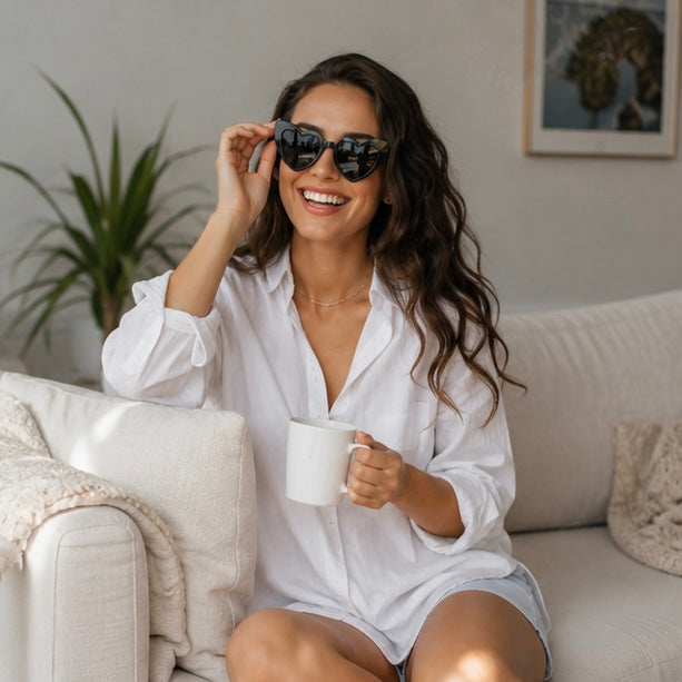 Wedding Heart Sunglasses Set - Trendy Bride and Bridesmaid Party Favors for Weddings, Hen Nights and Celebrations