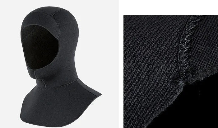 Neoprene Diving Hood – 3mm/5mm Stretchy Thermal Wetsuit Cap for Men and Women, Cold Water Scuba Diving, Swimming, Snorkeling and Surfing