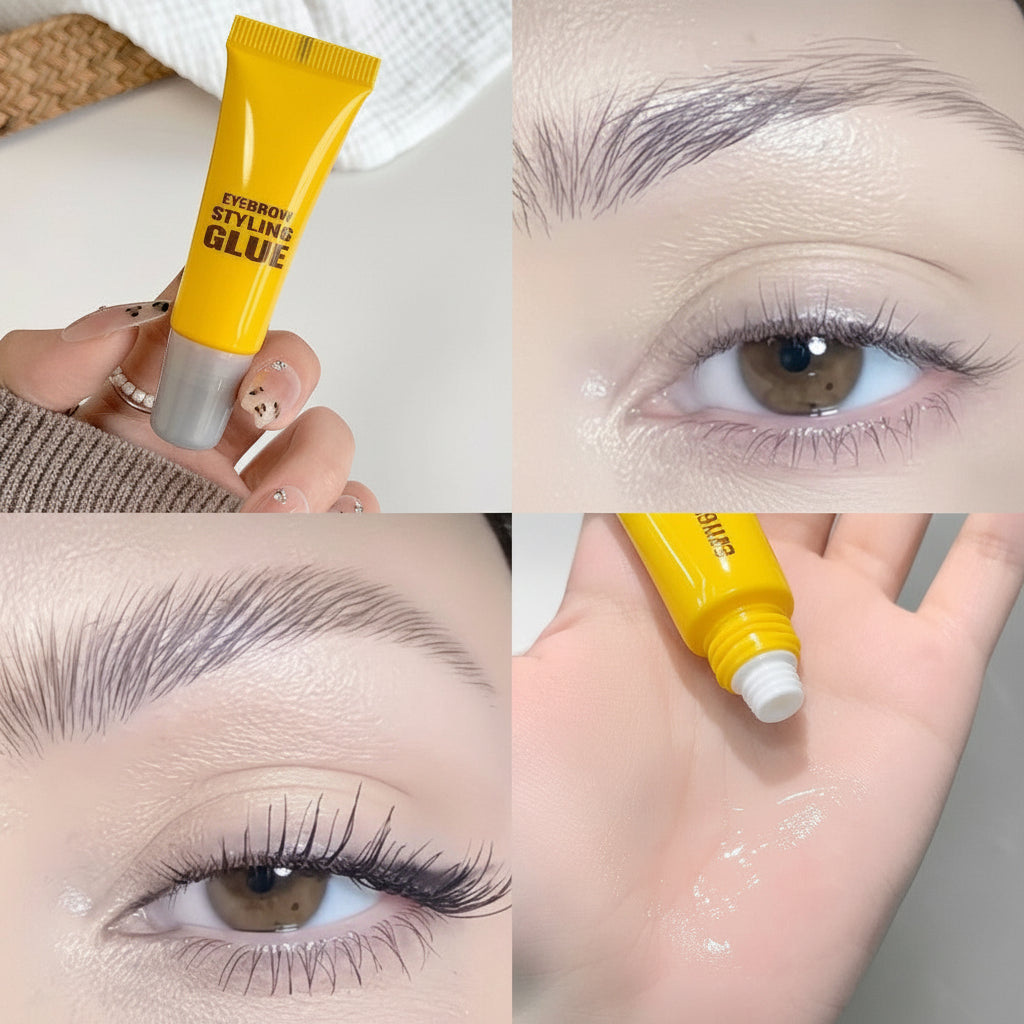 Waterproof Brow Gel – 3D Waterproof Transparent Eyebrow Shaping Gel for Natural Definition, Long-Lasting Hold and Effortless Brow Styling