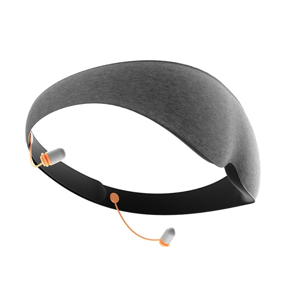 Blackout Sleep Mask – 3D Soft Shading Eye Cover with Noise-Reducing Ear Plugs for Travel, Naps, Meditation and Comfortable Rest Anywhere