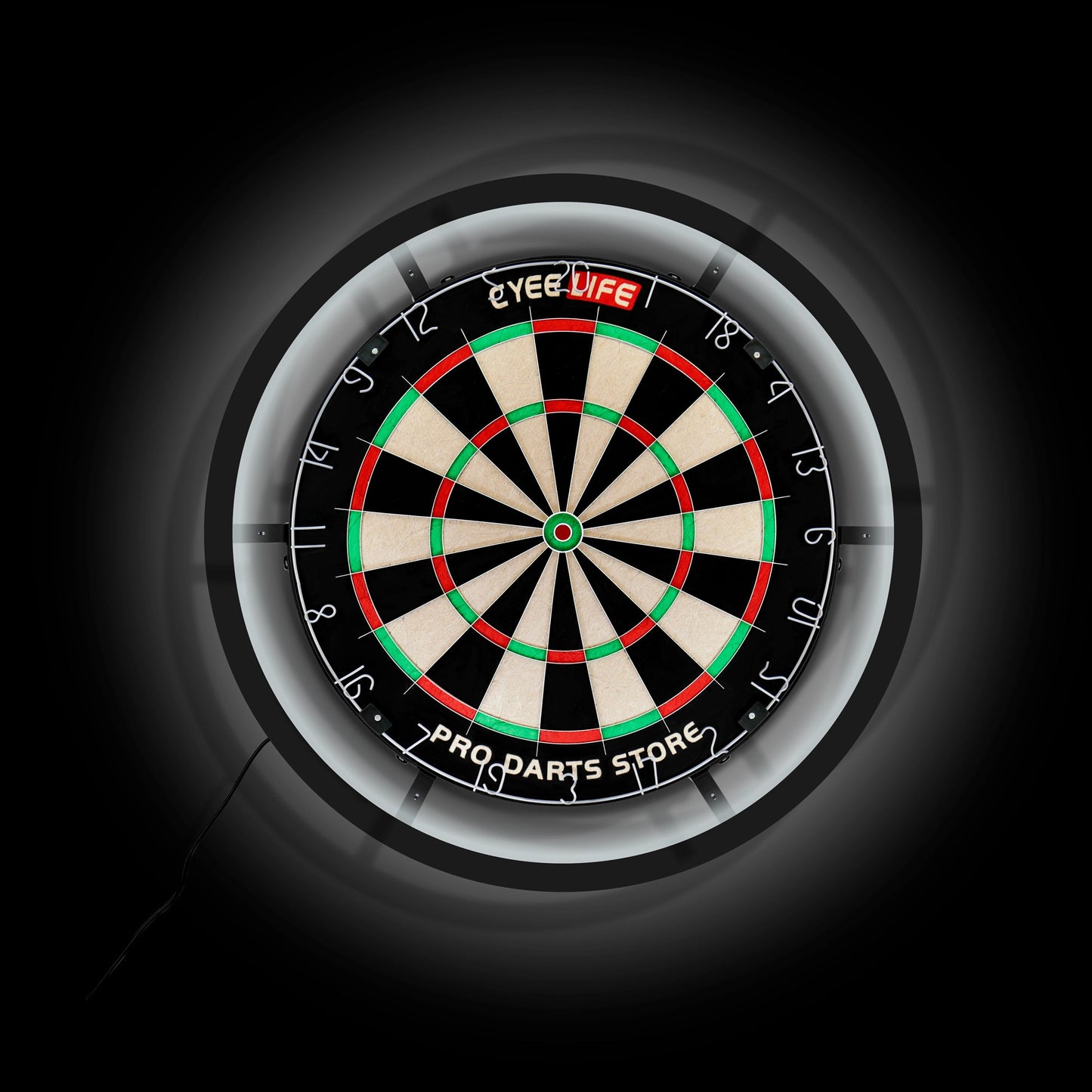 Dart Board Lighting System – LED Dartboard Light Ring with Focused Illumination for Professional Practice, Game Rooms, Bars and Competitions