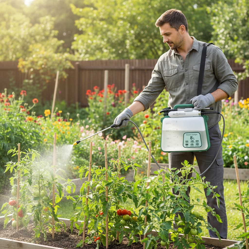 Foldable Electric Watering Can – Waterproof Adjustable Agricultural Sprayer Bottle for Flowers, Household Gardening, Plants and Yard Care