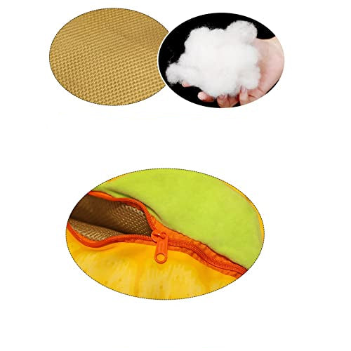 Realistic Burger Pillow – Funny Cheeseburger Plush Cushion and Office Chair Pad for Kids, Prank Gifts, Bedroom Decor and Cozy Novelty Seating