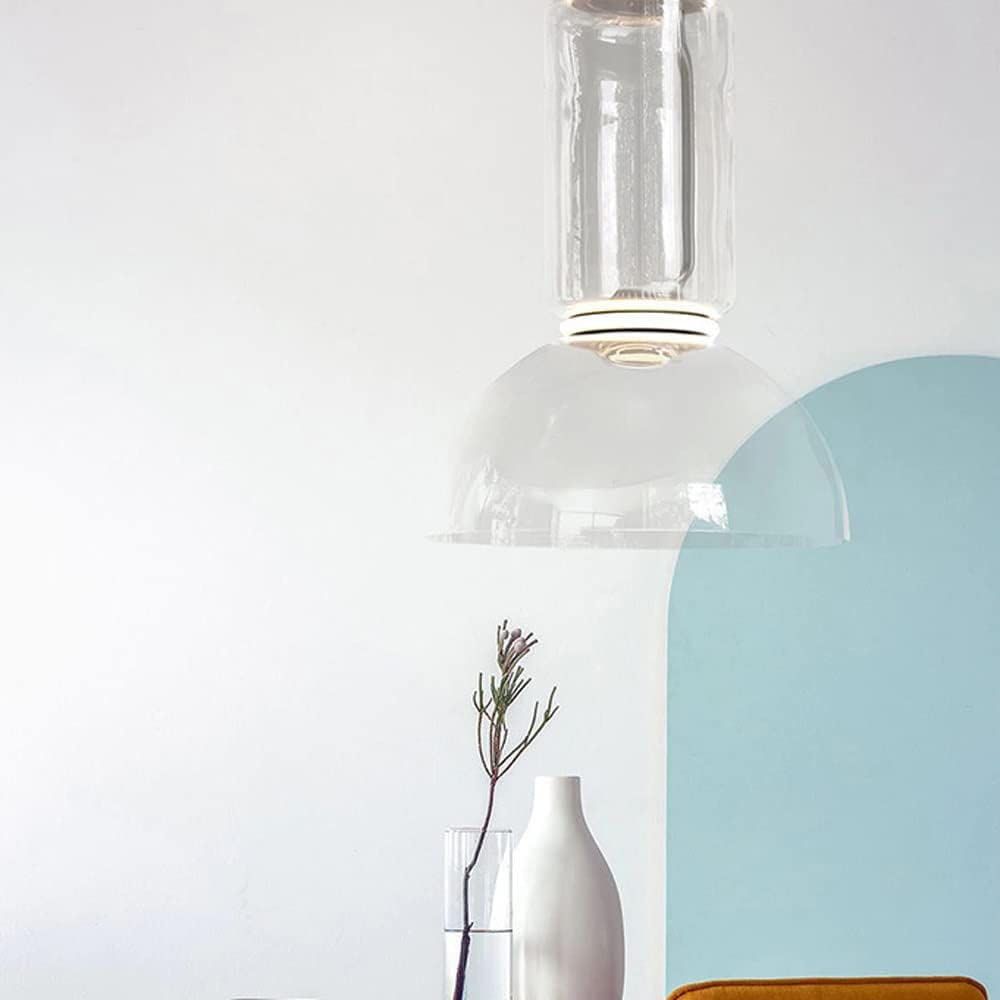 Nordic Glass Pendant Light – Modern Hanging Lamp for Dining Rooms, Bedrooms, Entryways and Stylish Interior Lighting
