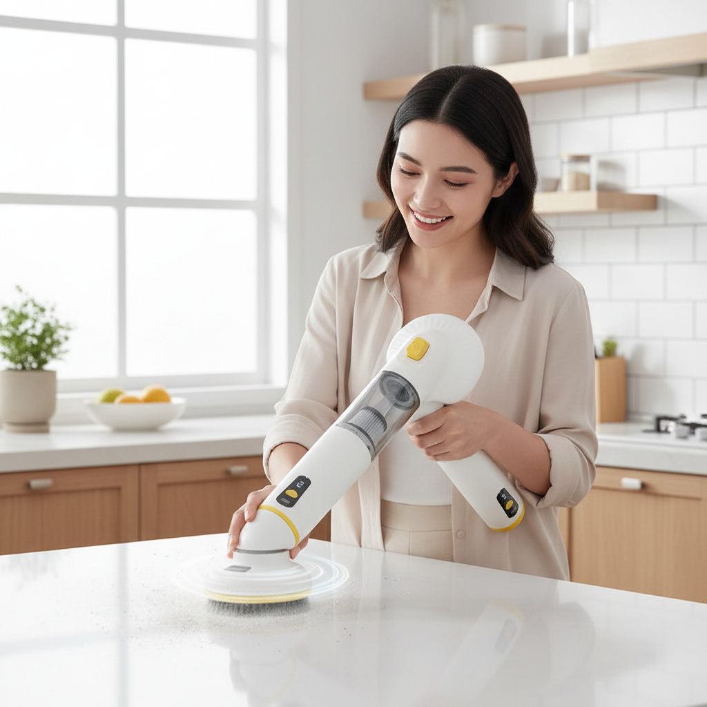 Wireless Handheld Vacuum – Strong-Suction Type-C Rechargeable Dust Buster with Pet Grooming Comb, Low-Noise Cleaning and Multi-Purpose Home or Car Use