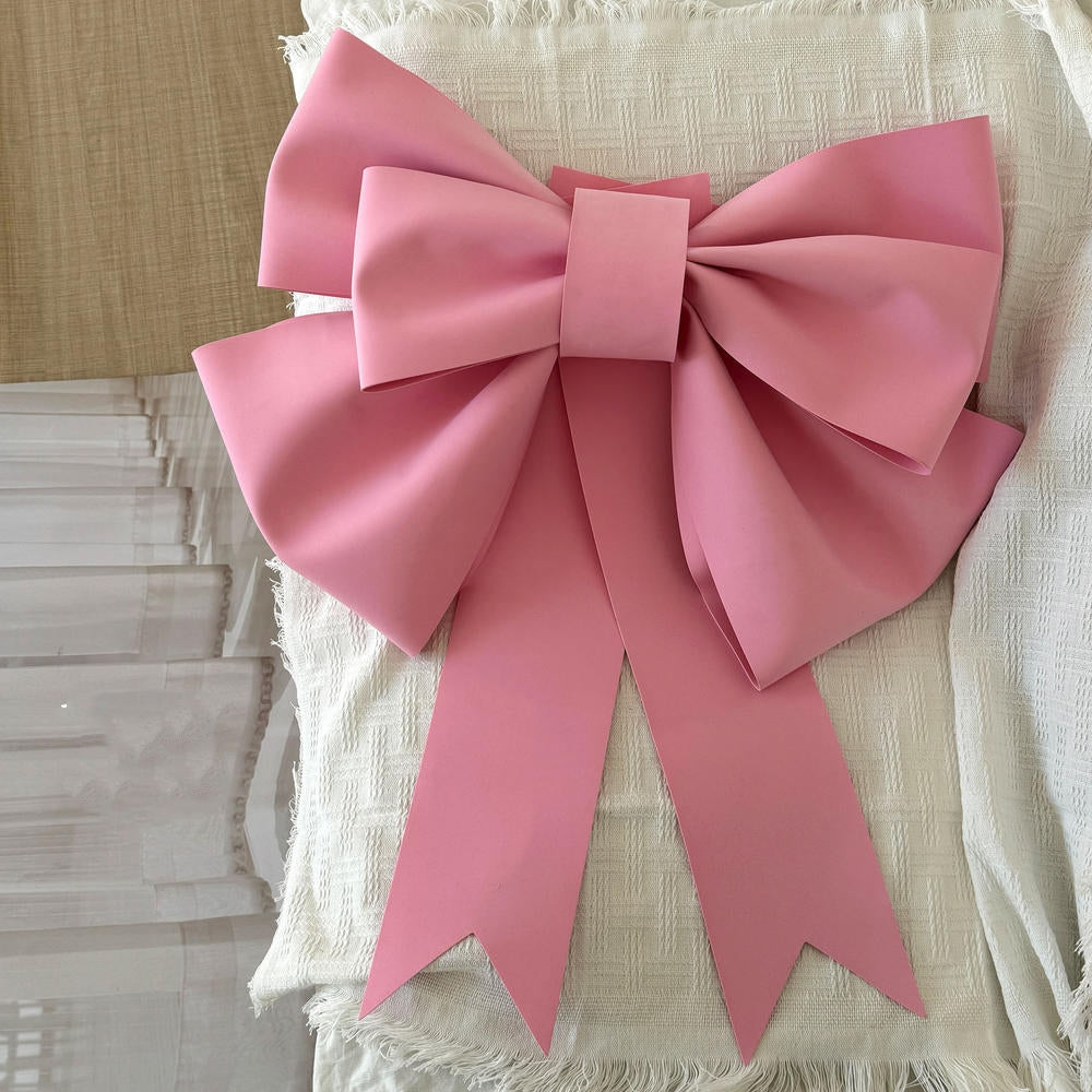 Giant Christmas Bow Kit – Oversized DIY Decoration for Trees, Front Doors, Weddings and Holiday Store Displays