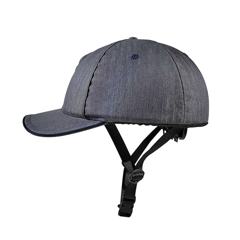 MOON Denim Look Cycling Helmet – Fashionable Reinforced PC Shell Protective Headgear for Skateboarding, E-Scooters, Commuting and Urban Riding