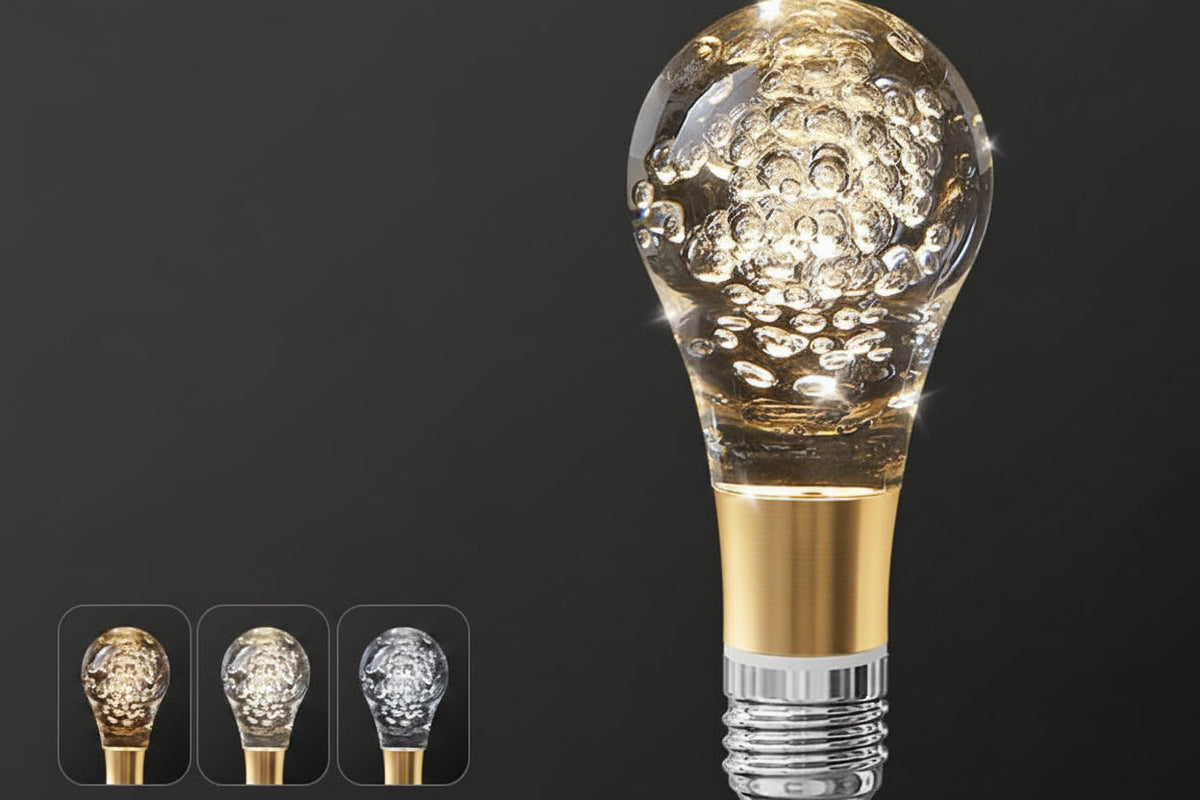 Crystal LED Mini Chandelier – Acrylic E27 E14 Pendant Light for Bedroom, Kitchen and Elegant Interior Decoration