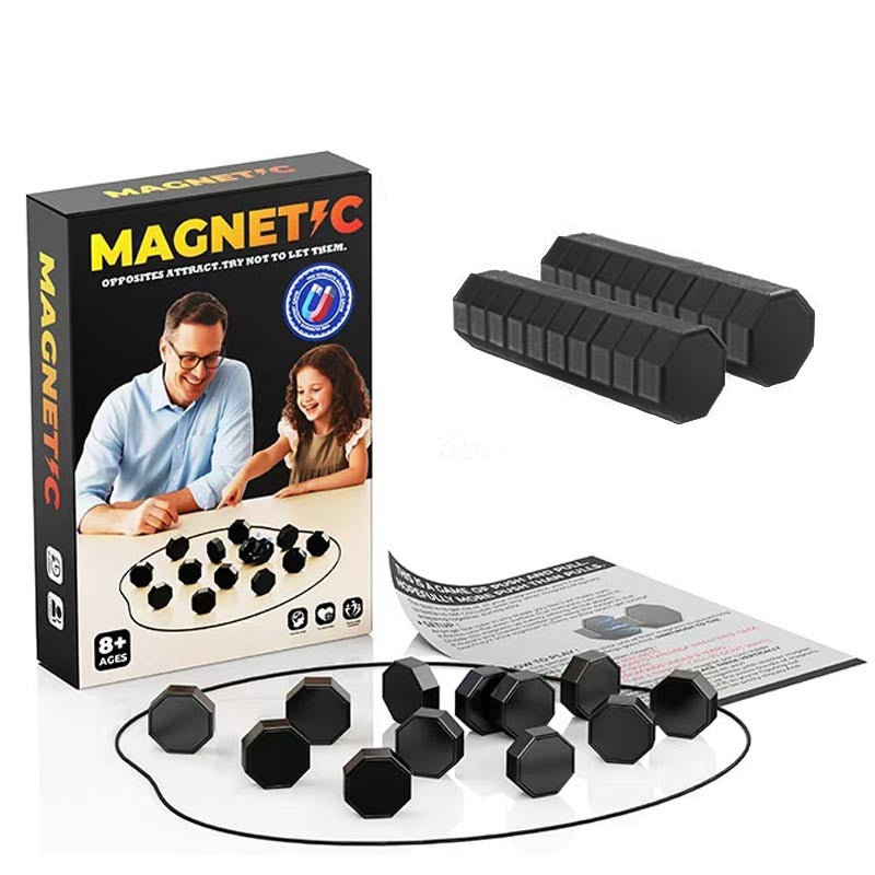 Magnetic Stones Strategy Game – Interactive Magnet Board Party Game for Kids, Adults and Families with Fun Skill-Building Challenges