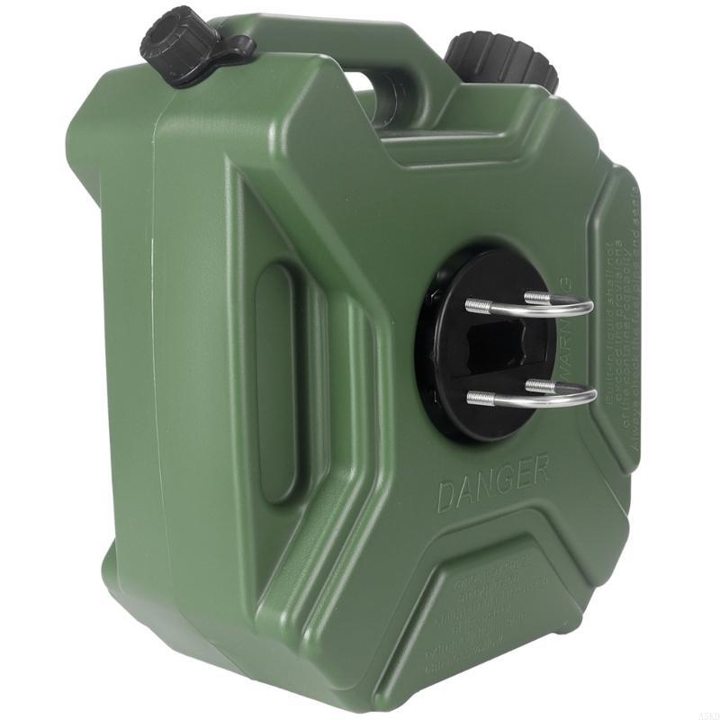 Portable Fuel Storage Can – Lockable Plastic Petrol and Diesel Tank for Emergency Backup, SUVs, Motorcycles, Outdoor Travel and Utility Use