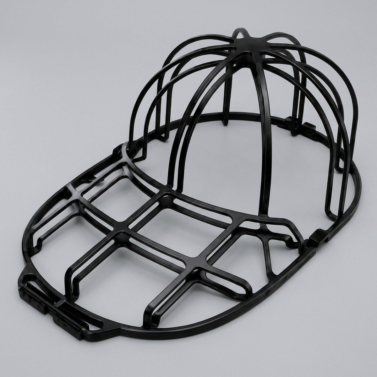 Baseball Cap Washer Cage - Rigid Hat Frame plus Mesh Wash Bag, Holds a Cap's Shape in the Washing Machine or Dishwasher