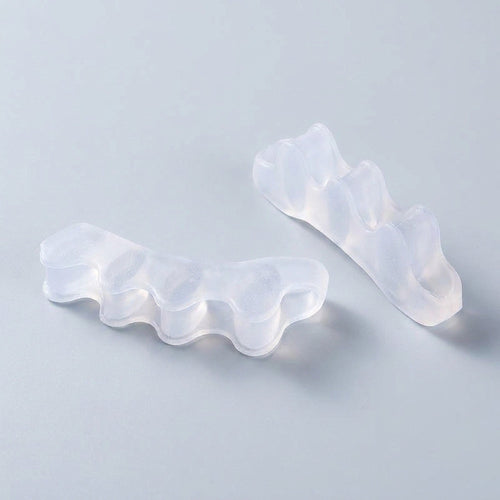 Silicone Toe Separators and Bunion Protectors – Soft Gel Toe Stretchers for Pain Relief, Foot Alignment and Everyday Comfort.