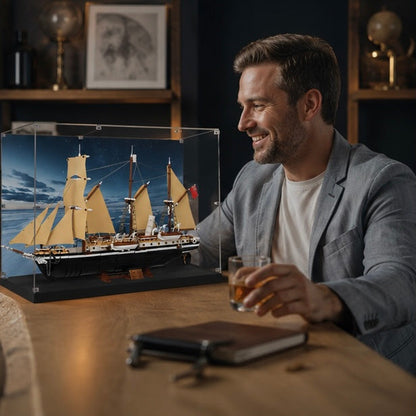 Endurance Explorer Ship Building Blocks - DIY Construction Model Toy for Creative Play and Display Collections