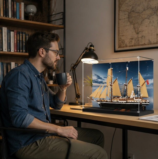 Endurance Explorer Ship Building Blocks - DIY Construction Model Toy for Creative Play and Display Collections