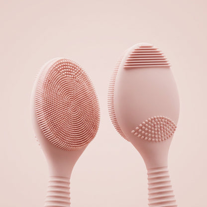 Sonic Facial Cleansing Brush - Waterproof Rechargeable Silicone Skin Care Tool for Deep Cleansing, Exfoliation and Facial Massage