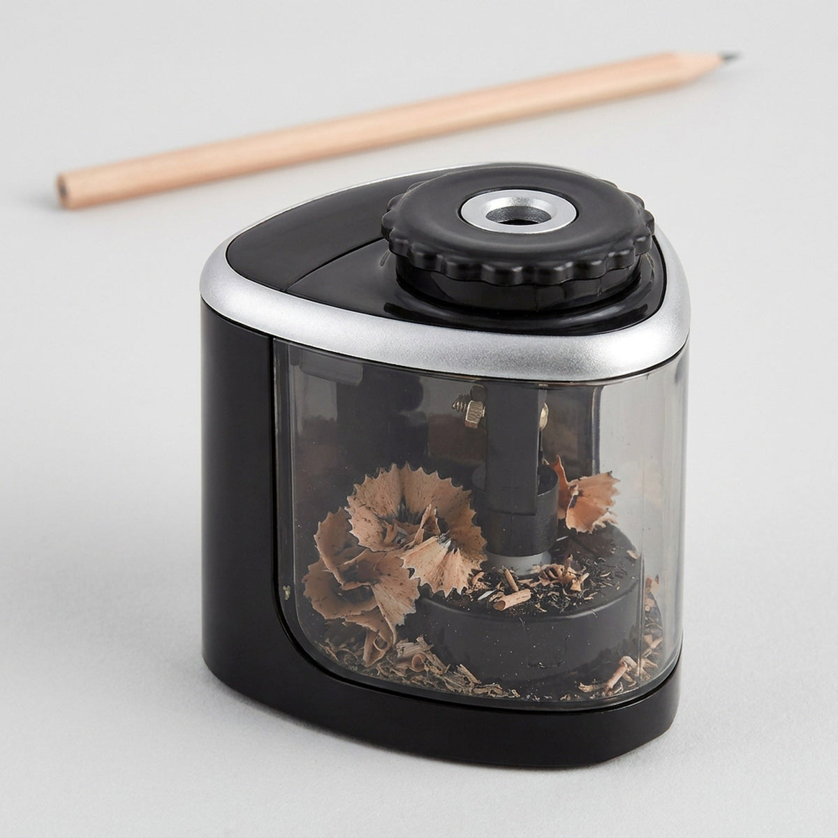 Automatic Electric Pencil Sharpener – Desktop Stationery Tool for Students, Teachers and Office Supplies with Fast Sharpening
