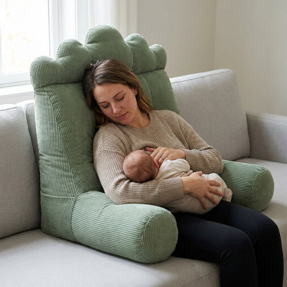 Pregnancy Backrest Pillow – Comfortable Lumbar Support Cushion for Reading, Nursing, Relaxation and Everyday Back Comfort