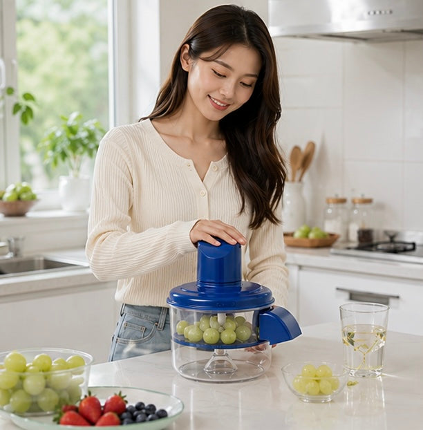 Automatic Electric Grape Peeler Machine - Hands Free Fruit Peeling Tool for Grapes, Berries and Food Preparation