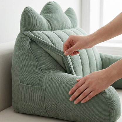 Pregnancy Backrest Pillow – Comfortable Lumbar Support Cushion for Reading, Nursing, Relaxation and Everyday Back Comfort