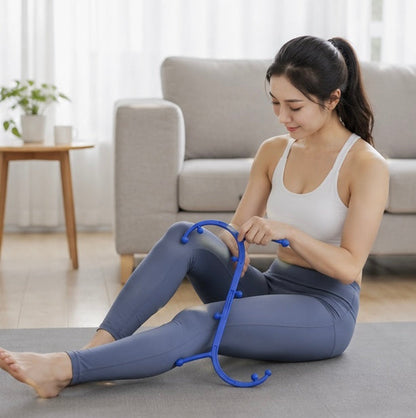 Trigger Point Massage Cane – Deep Tissue Self Massage Hook for Back, Neck, Shoulders and Muscle Pain Relief