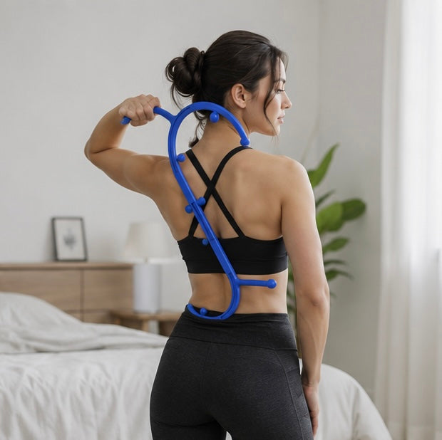 Trigger Point Massage Cane – Deep Tissue Self Massage Hook for Back, Neck, Shoulders and Muscle Pain Relief