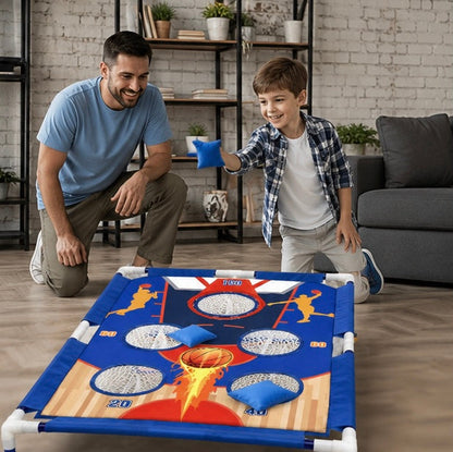 Portable Bean Bag Toss Game - Fun Sandbag Throwing Activity Set for Kids, Families, Parties and Outdoor Gatherings