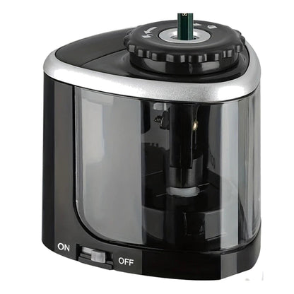 Automatic Electric Pencil Sharpener – Desktop Stationery Tool for Students, Teachers and Office Supplies with Fast Sharpening
