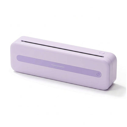 Portable Bluetooth Thermal Printer - Wireless Inkless A4 Mobile Printer for Travel, Business Documents and Home Office Use