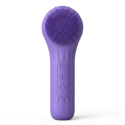 Sonic Facial Cleansing Brush - Waterproof Rechargeable Silicone Skin Care Tool for Deep Cleansing, Exfoliation and Facial Massage
