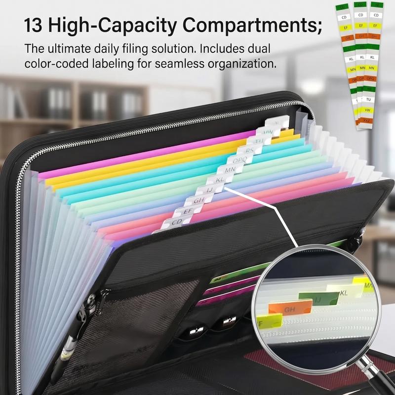 SafeVault™ Fireproof Document Organizer Bag