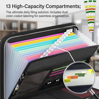 SafeVault™ Fireproof Document Organizer Bag