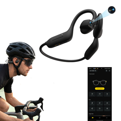 AI Smart Headphones with HD Camera and AI Voice Assistant UK
