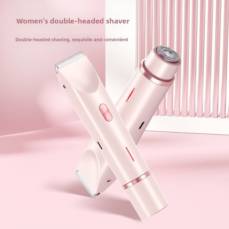 Double Head USB Rechargeable Hair Removal Shaver