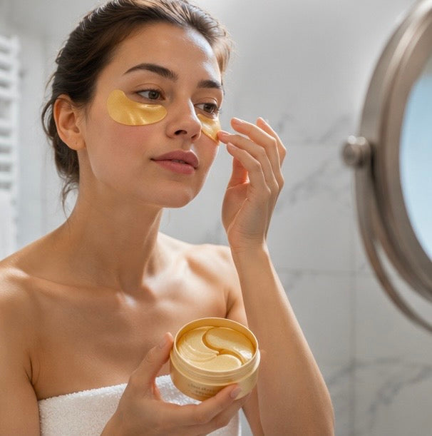 Avocado Collagen Eye Patches - Moisturizing Under Eye Masks for Dark Circles, Puffiness Reduction and Firming Skin Care
