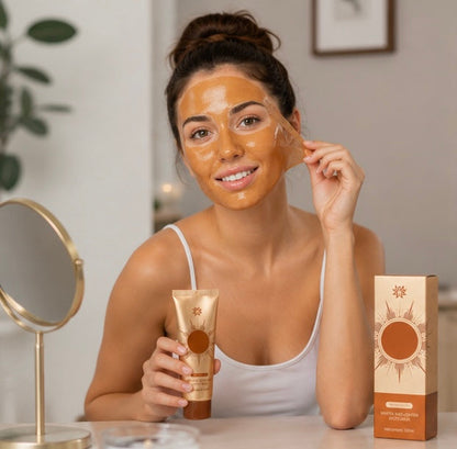 Brightening Peel Off Face Mask - Anti-Blemish Spot Lightening Treatment for Deep Pore Cleansing and Skin Renewal