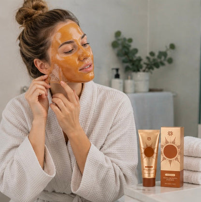 Brightening Peel Off Face Mask - Anti-Blemish Spot Lightening Treatment for Deep Pore Cleansing and Skin Renewal