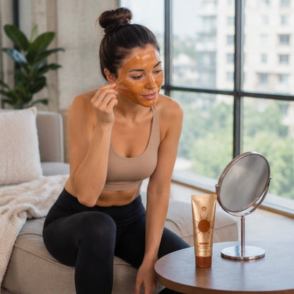 Brightening Peel Off Face Mask - Anti-Blemish Spot Lightening Treatment for Deep Pore Cleansing and Skin Renewal