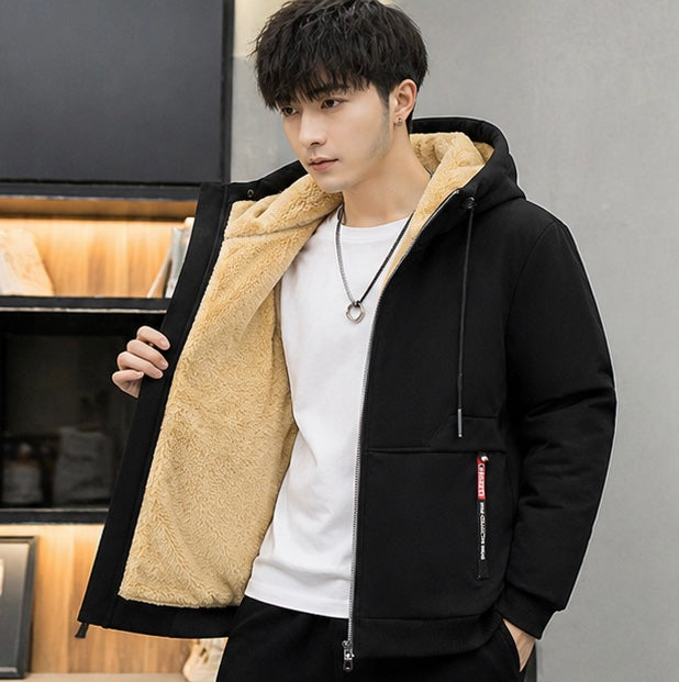 Men's Full Zip Fleece Hoodie - Casual Winter Jacket for Streetwear, Sports and Everyday Comfort