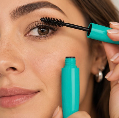 Waterproof Fiber Mascara - 4D Thickening Lengthening Curling Lash Makeup for Long Lasting Volume and Definition