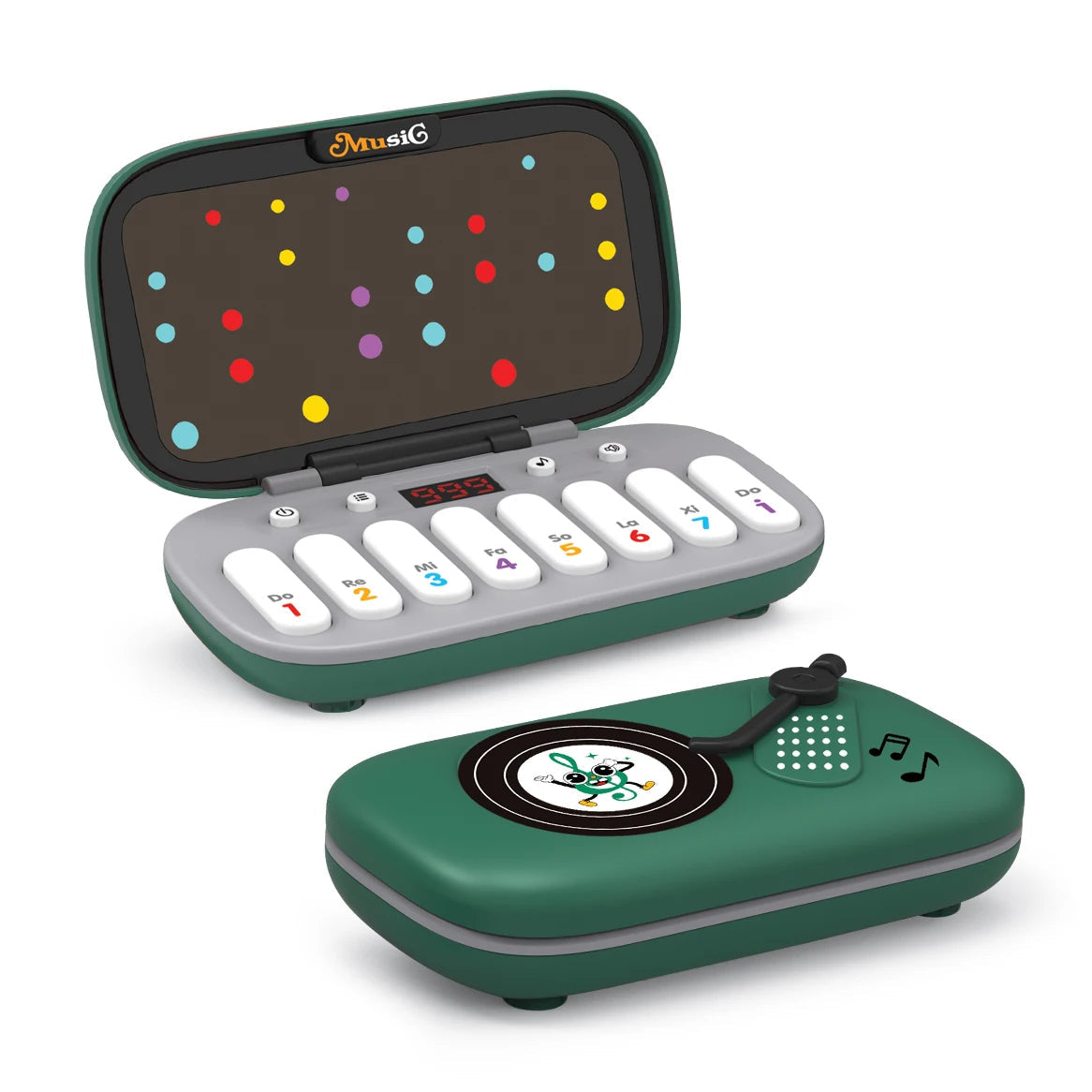 Electronic Rhythm Puzzle Game - Fast Push Light Up Sensory Toy for Travel, Learning and Interactive Entertainment