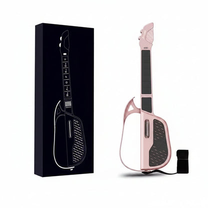 Foldable Stringless Electric Guitar - Portable Auto Chord Musical Instrument for Beginners, Students and Creative Practice