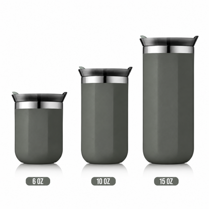 Vacuum Insulated Coffee Mug – Double-Wall Stainless Steel Travel Tumbler with Leakproof Lid for Hot & Cold Drinks, Commuting and Outdoor Travel