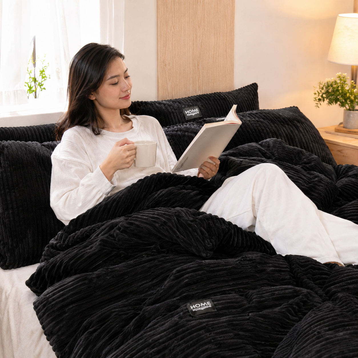 Velvet Duvet Cover Set - Ultra Soft Winter Bedding Collection for Cozy Warmth and Luxurious Comfort