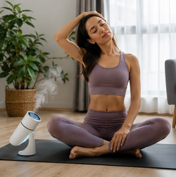 Wireless USB Air Humidifier - Rechargeable Aromatherapy Diffuser with Ultrasonic Cool Mist for Bedrooms, Offices and Relaxation