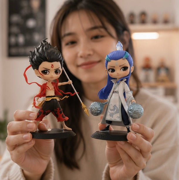 Blind Box Figure - Collectible Surprise Toy Featuring Nezha and Ao Bing Character Series