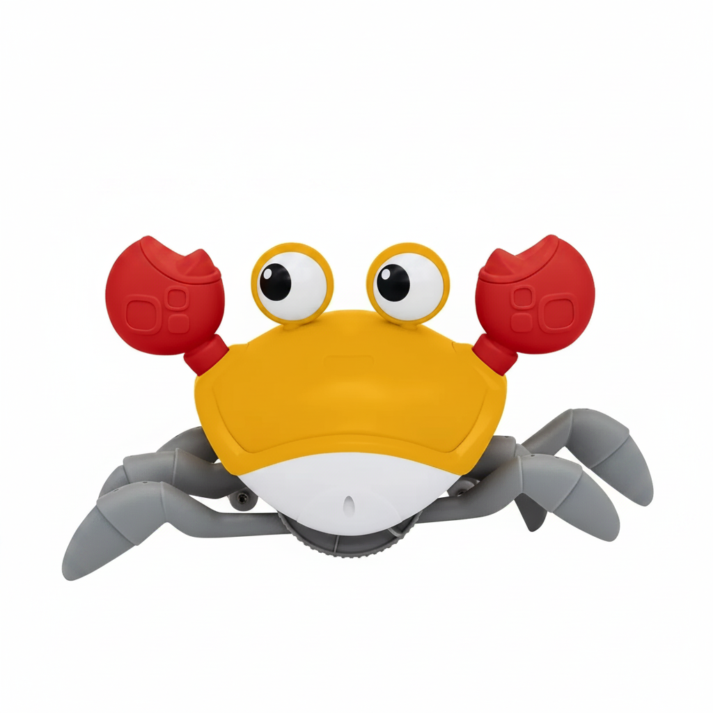 Dancing Crab Interactive Toy - Crawling Musical Baby Toy for Sensory Development and Endless Entertainment