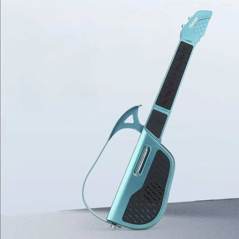 Foldable Stringless Electric Guitar - Portable Auto Chord Musical Instrument for Beginners, Students and Creative Practice