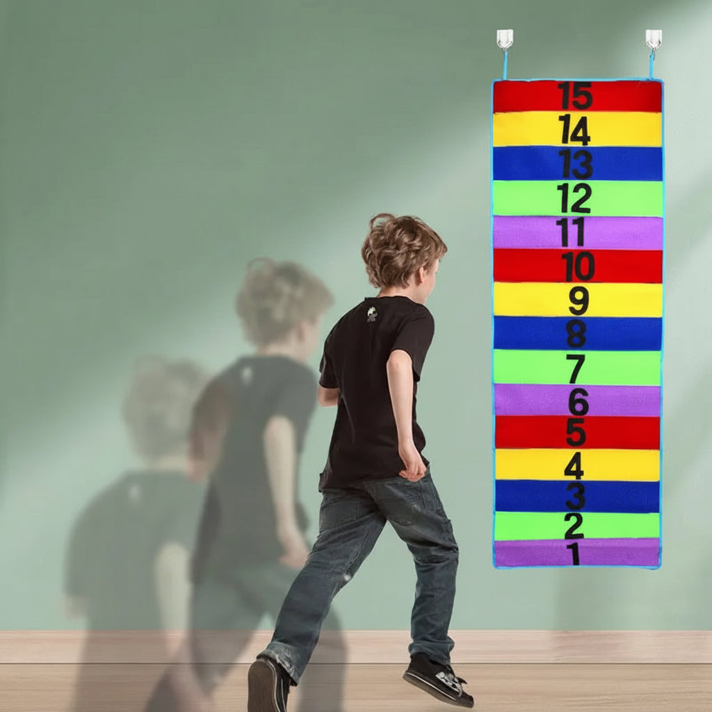Sensory Bounce Training Carpet - Indoor Outdoor Touch Activity Game for Kids Coordination, Exercise and Growth Development